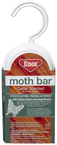 Enoz Moth Bar, Cedar. (Pack of 6)