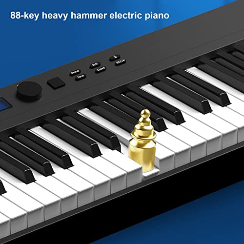 Piano numérique portable à 88 touches for la maison, marteau lourd, piano électrique, haut-parleur intégré, clavier MIDI, piano avec pédale de maintien, adaptateur secteur for enfants débutants profes - Les Beatles, Paul McCartney, John Lennon, RIngo Starr, George Harrison Piano numérique portable à 88 touches for la maison, marteau lourd, piano électrique, haut-parleur intégré, clavier MIDI, piano avec pédale de maintien, adaptateur secteur for enfants débutants profes – Image 3