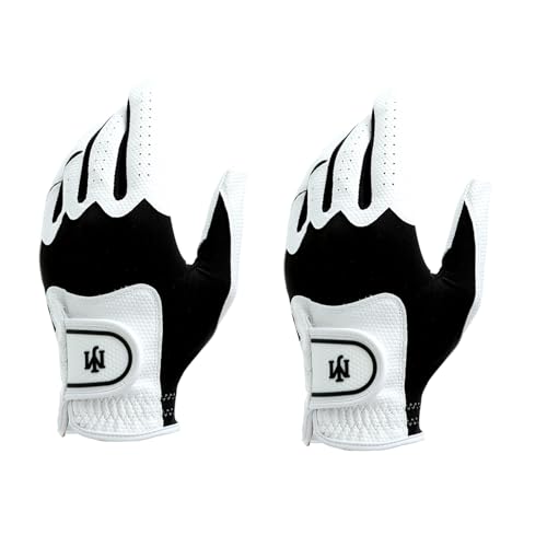Guantes de golf mano izquierda MJ en piel sintética pack de 2 para hombre
