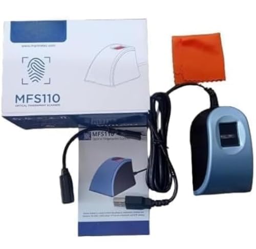 Image of SE Mart L1 Biometric Single Fingerprint Scanner | Aadhaar Authentication Device | Updated RD Service | High Securety and Fast scanning | Reliable and Durable