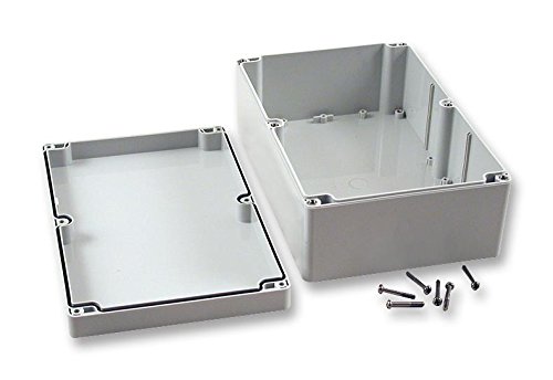1554VAGY - Enclosure, Watertight, Flat Lid, PCB Box, 90 mm, 160 mm, 240 mm RoHS Compliant: Yes (1554VAGY)