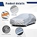 Kayme 6 Layers Car Cover Custom Fit for Audi A7 S7 RS7 (2010-2025) Waterproof All Weather for Automobiles, Outdoor Full Cover Rain Sun UV Protection.Silver