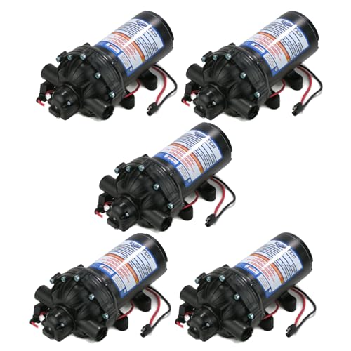 OEM | (5 Pack) Everflo 5.5 GPM, 12 Volt, Diaphragm Pump EF5500, EF5500-BOX, EF5500BOX