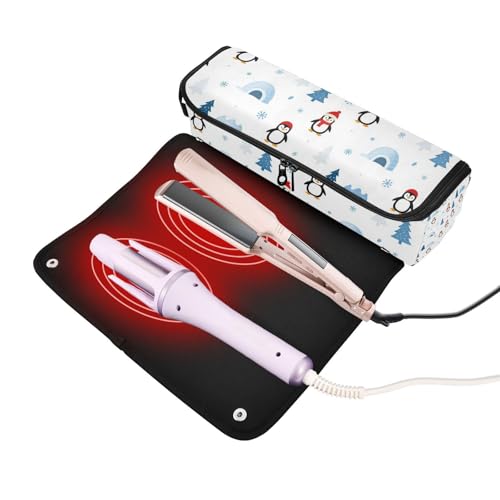 Bolsa organizadora para herramientas de cabello resistente al calor miniatura 2