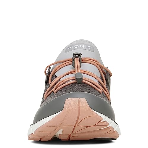 Vionic London Women's Sneaker With Bungee Laces Charcoal - 8 Medium #TOP3