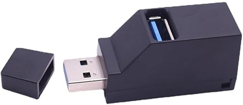 Miniatura 2 de Concentrador USB, mini USB 3.0 USB 2.0 HUB 3 puertos (2 USB 2.0 zUSB 3.0) adaptador de distribución para PC, portátil, MacBook, notebook, unidades