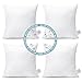 Artscope Set di 4 Cuscini Impermeabili Imbottitura Cuscini Interni Inserti Cuscino Decorativo di Lusso Set di Cuscini Premium per Camera da Letto Soggiorno Letto Divano Esterno 45x45 cm