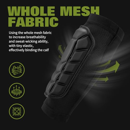 Protector profesional para canilleras de fútbol, Aegicormy transpirable y cómodo, para niños, adolescentes y adultos miniatura 5