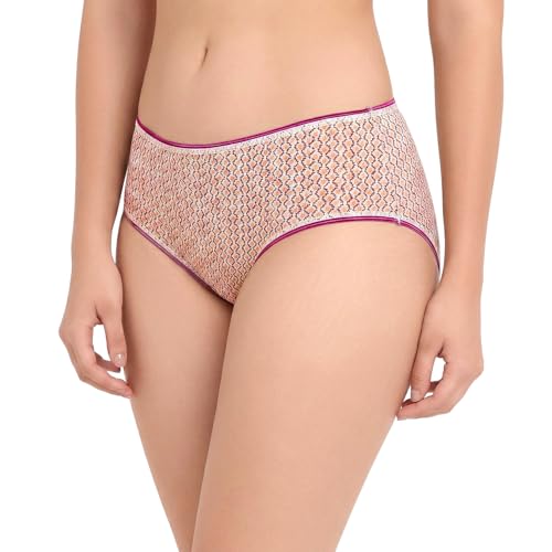 Image of juliet Cotton Hipster Premium Panties Set of 5 Full Coverage Stretchable Fabric