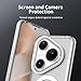 Pzwoxukhov Compatible with Huawei Pura 80 Pro Case Cover,Compatible with Magsafe,Shockproof Magnetic Phone Case，Compatible with Huawei Pura 80 Pro+ Case White