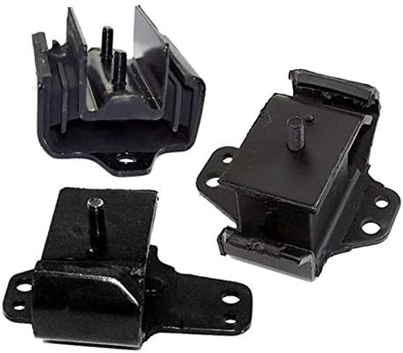 For 1998-2004 Nissan Frontier 2.4L 4WD Engine Motor & Trans Mount Set 3pcs : A7318, A2718, A7319 - K2028