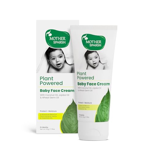 Mother Sparsh Plant Powered Natural Baby face Cream, 50g