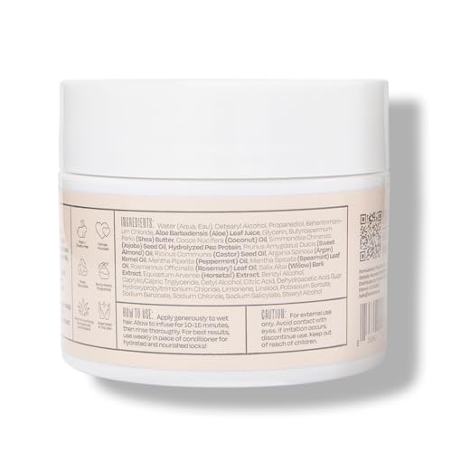 Image of oVertone The Remedy Deep Hydrating Hair Mask - Vegan & Cruelty-Free Repair Treatment, Restores Moisture, Strength & Shine for All Hair Types, 8 oz
