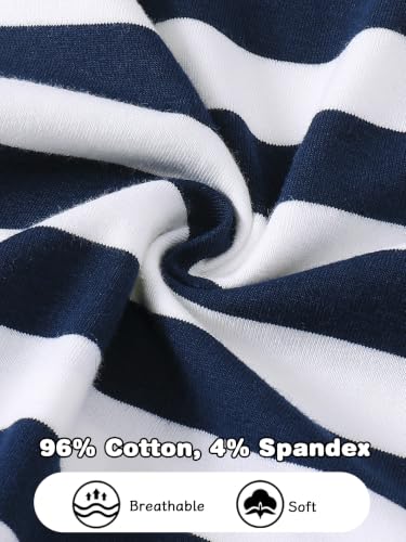 Image of Magic Park 6M-14Y Kid Striped T-Shirt Boys Cotton Tee Basic Top
