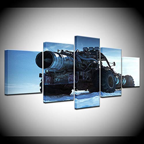 Impression sur toile le réservoir de style moderne pour un tableau en 5 pièces HD
