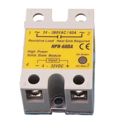 Relais AC à DC HPR-80DA commutation silencieuse et sans usure pour chauffage