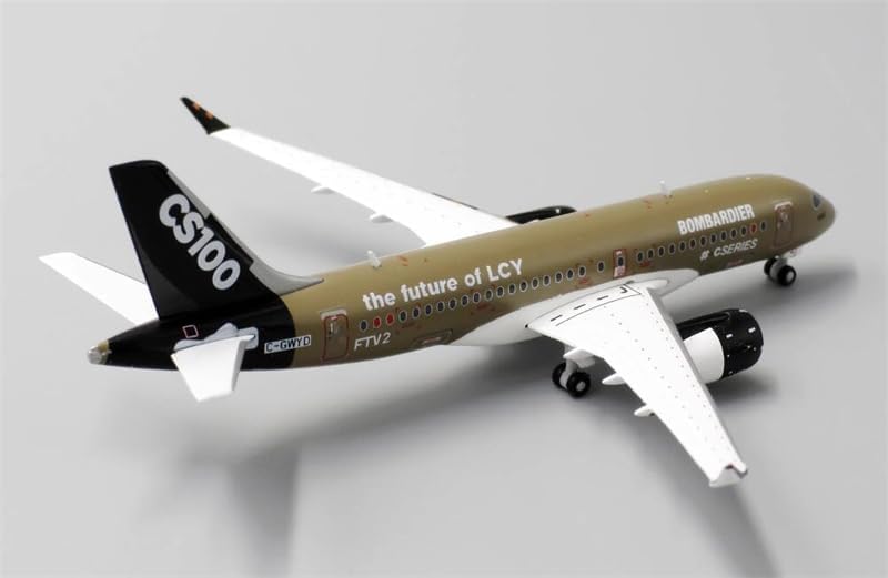 ACE HOBBY for JC Wings for Bombardier CSERIES CS100 C-GWYD The Future of LCY FTV2 1:400 Aircraft Pre-Built Model
