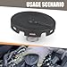 DYEKNEE Pack-1 Car PCV Valve Cover Repair Kit, Replacement 917-064 06H103495E 07K103469F 07K103469G 07K103, with PCV Valve Diaphragm Spring, Compatible with Audi A3 Volkswagen Golf Jetta (Black)