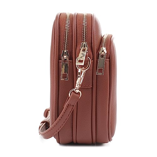 Image of Mali+Lili, Josie Triple Zip Crossbody Bag