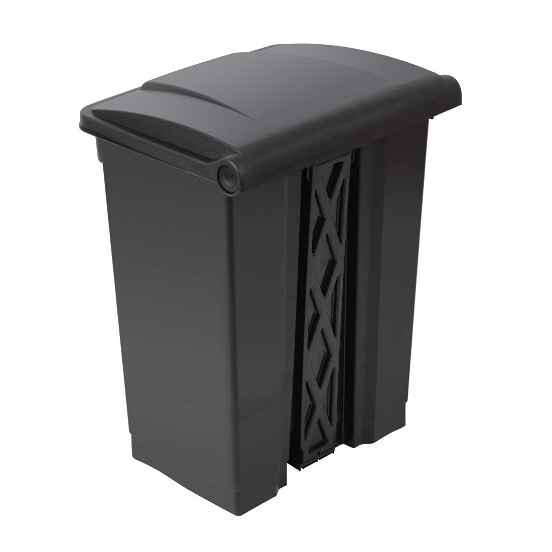 Jantex CW723 cucina pattumiera a pedale, 65 l, nero