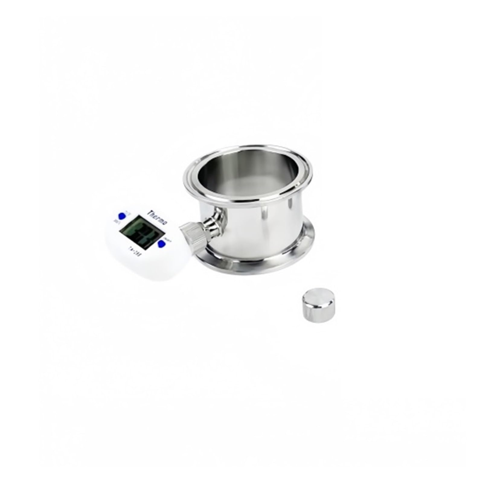 Hkvtvcypya Women's With Thermometer 2" Od64mm Tri-Clamp Pipe With Welded Thermowell Nipple Connection Fitting
