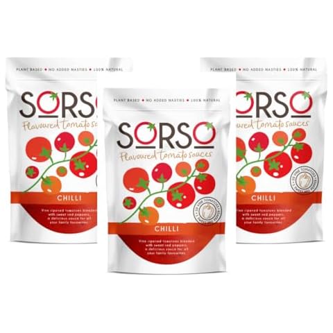 SORSO Vegan Chilli Tomato Sauce 330g Cover