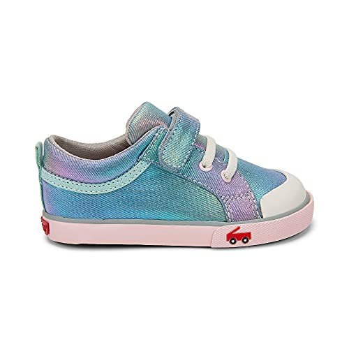 See Kai Run, Kristin Sneakers For Kids, Rainbow Shimmer, 2.5Y #TOP4