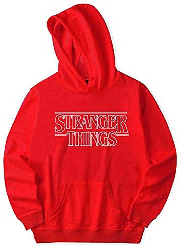 Formesy 2047 Unisex Sudaderas con Capucha Trendy Faces New Season Stranger Things con Capucha Hombre Mujeres Sudaderas