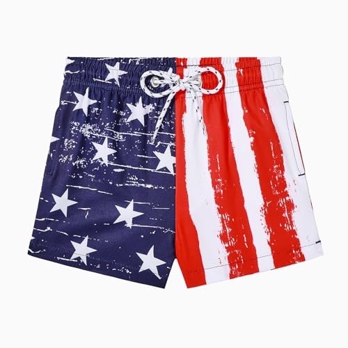Image of American Trends Boys Swim Trunks Toddler Swim Shorts Bathing Suit Kids Swimsuit Youth Swimwear