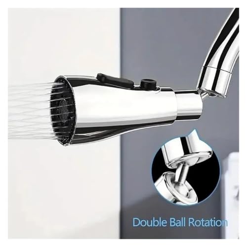 Grifo extendido para cocina con filtro de ducha y tres posiciones para lavado cómodo 6