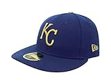 New Era 59Fifty Hat MLB Kansas City Royals Low Profile Alternate Royal Blue Baseball Cap (6 7/8)