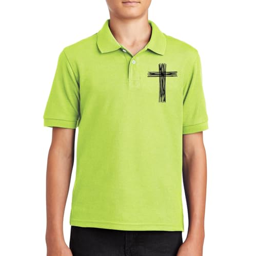 Girls School Uniforms Polo Shirts Kids Button Down Collar Short Sleeve Golf Shirt Teen Cross Embroidery Clothes2