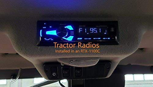 Compatible Kubota Tractor Direct Connect Stereo Radio Mp3 Am Fm Usb Aux Bluetooth Remote Lx2610 Lx Rtv-1100 Rtx-1100C Harness Plug B2650 Rtv Rtx #TOP3