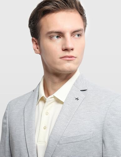 Image of Arrow Men's Zero Calorie Slim Fit Dobby Blazer