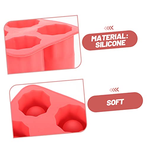 Molde para cubitos de hielo de silicona redondo miniatura 3