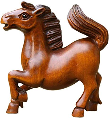 Figurine zodiaque chinois en bois pour bureau feng shui