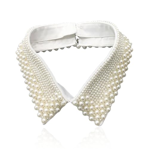 Insert de col en perles pour pull et chemisier