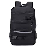 Cómoda y resistente: la mochila para computadora portátil de 15,6 pulgadas está hecha de tela de alta densidad y la correa de hombro ajustable está diseeada de acuerdo con los principios de la tecnología del cuerpo humano, lo que reduce el peso de la mochila y es cómoda de llevar.