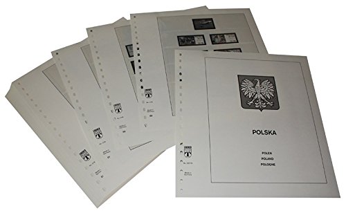 LINDNER Pologne 1979-1984 feuilles pré-imprimées pour album de timbres