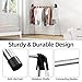APEXCHASER Clothes Drying Rack Foldable, Stainless Steel Laundry Drying Rack Collapsible, Clothes Hanger for Sweater Baby Clothes Towel for Indoor & Outdoor, Portable Clothes Airer for Travel