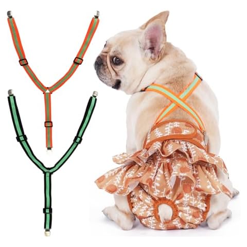 Hisprout Dog Nappy Suspenders for Small-Medium Dogs Cover