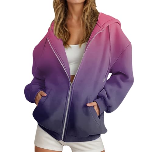 Sweat à capuche zippé pour femme idéal pour vos sorties urbaines décontractées