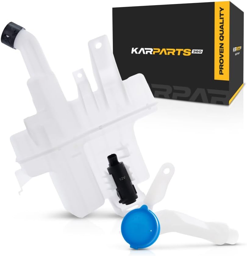 For Honda Accord 2018 19 20 21 2022 Washer Fluid Reservoir | With Pump | With Inlet | With Cap | Replacement For HO1288221 | 76841TVAA01-PFM