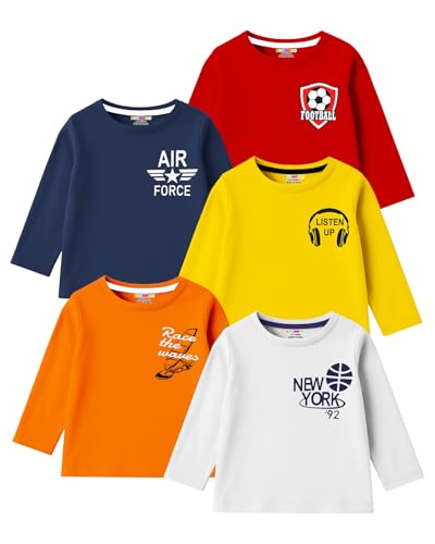 Image of Kuchipoo Boys Full Sleeves Cotton T-Shirt