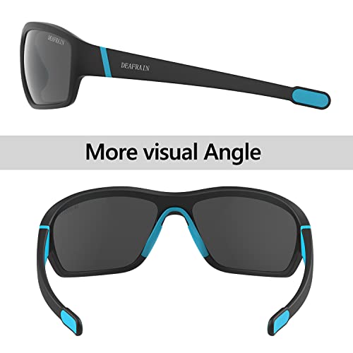 Deafrain Sports Polarized Sunglasses For Men Women Fishing Running Cycling Golf Unbreakable Tr90 Frame Uv400 Protection #TOP5