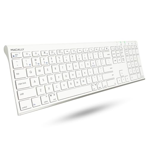 Macally Wireless Bluetooth Keyboard for Mac - Compatible...