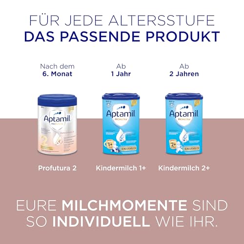 7. Bild von Aptamil Profutura DUOAdvance PRE – Anfangsmilch von Geburt an, Mit DHA, Nur Laktose, Ohne Palmöl, Babynahrung, Milchpulver, 1x 800 g 800 g (1er Pack)