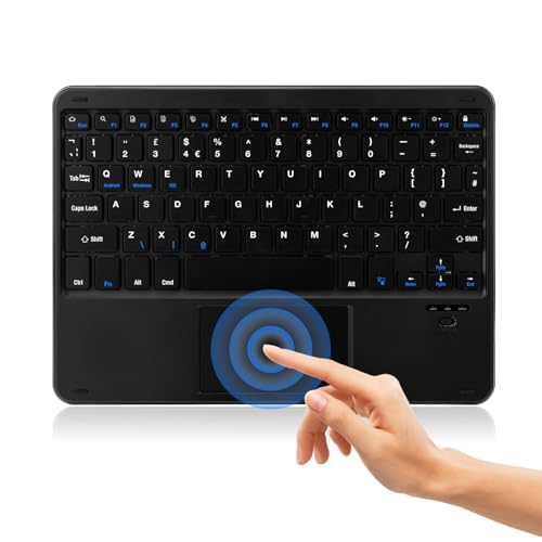 Supporta 3 sistemi: connessione wireless Bluetooth, portata fino a 10 metri. Basta premere Fn + Q/W/E, è possibile utilizzare la tastiera con sistema Android/Windows/iOS (non contemporaneamente). Per una maggiore comodità, la tastiera memorizza il dispositivo ogni volta che lo colleghi al dispositivo, in modo da poter iniziare subito a digitare. Comodo per casa, ufficio o viaggi.