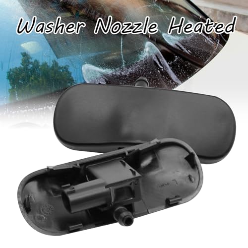 Hoypeyfiy 1 Pair 4GD955987 Car Windscreen Washer Nozzles Spray with Heated, Black Windscreen Washer Heated Spray Nozzle Jet Replacement for Q3 Q5 Q7A3 A4 A5 A6 A7 A8 TT - Image 5