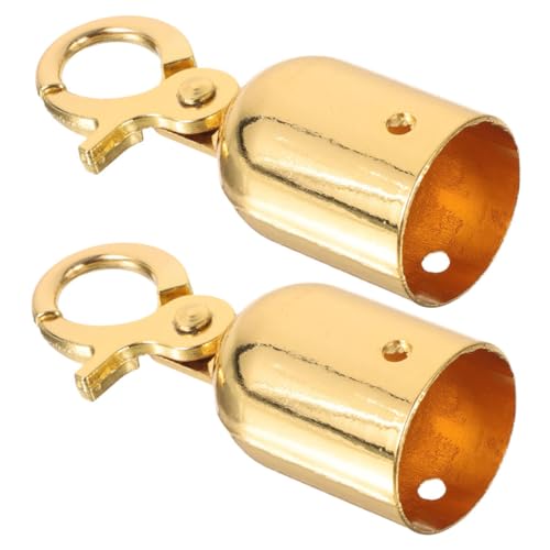 IWOWHERO Rope End Stopper Set 2pcs Cord Hook Snap Hooks End Cap Stoppers for Guardrail Durable Rope Connectors Elegant Design